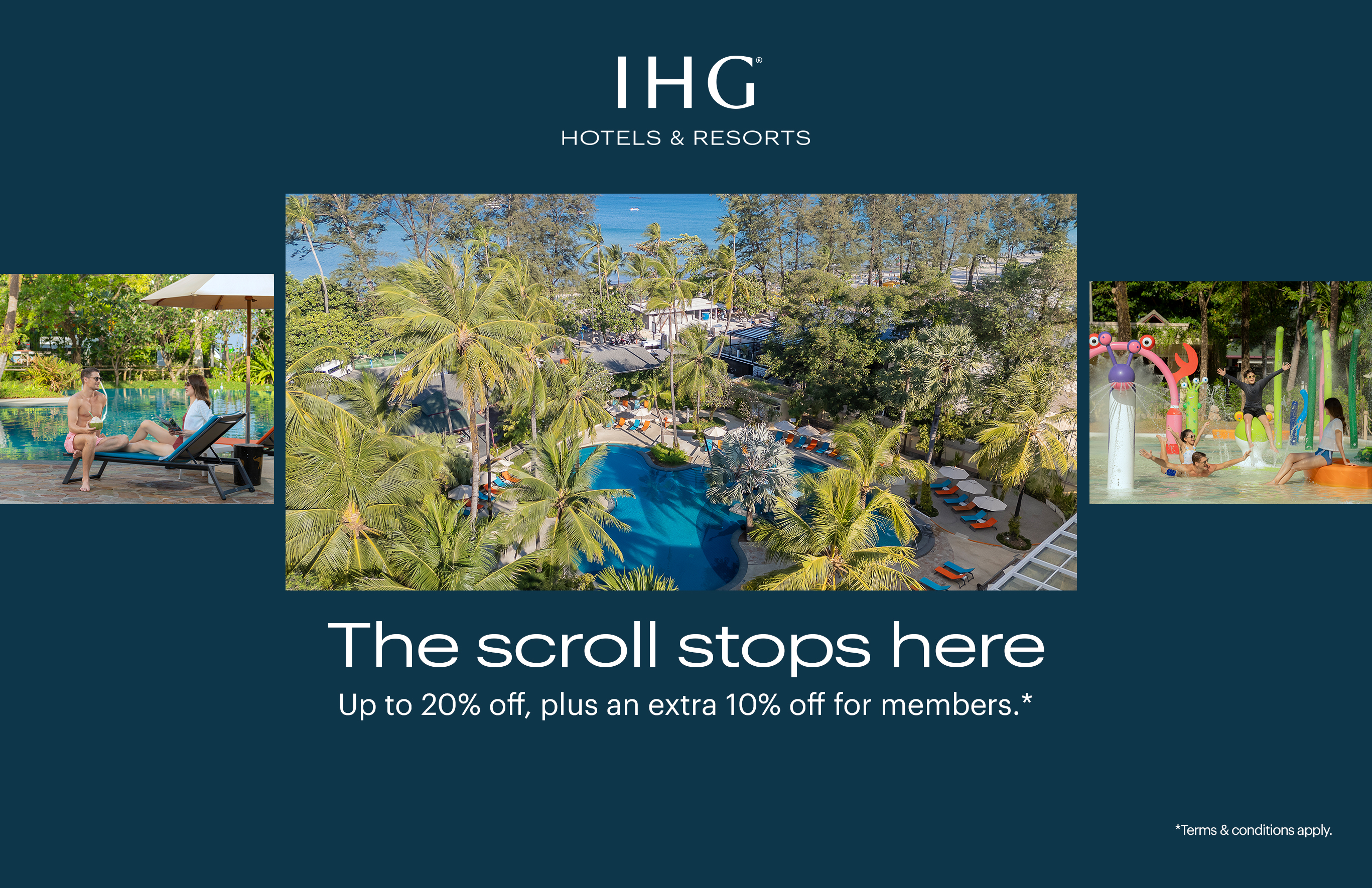 Enjoy up to 20% off stays at Holiday Inn Resort Phuket, plus an additional 10% off for IHG One Rewards members. — Holiday Inn Resort Phuket